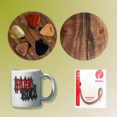 Yılbaşı Özel Gitarist Hediye Seti - Knc Picks