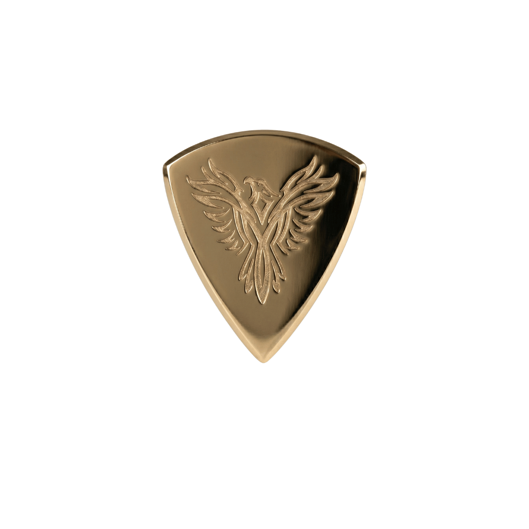 Knc Picks Premium Pirinç Gitar Penası – Parlak Yüzey