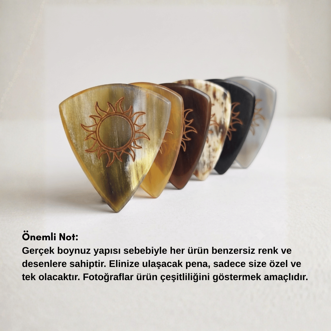Knc Picks Boynuz Burning Sun Pena - Ağaç Kutulu