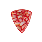 Süt kazeininden üretilen doğal kırmızı galalith (süt taşı) malzeme, el yapımı sert ve dayanıklı Knc Picks pena.