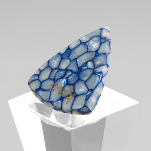 Mavi Galalith Pena Kolye - Knc Picks