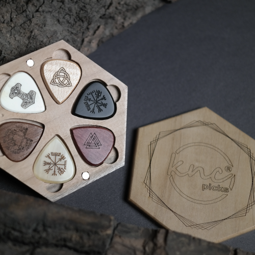 Viking 6'lı Pena Seti Ağaç Kutulu - Knc Picks